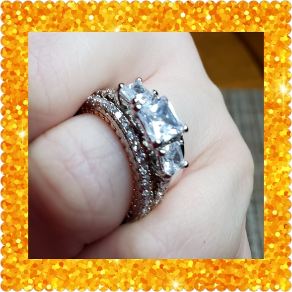 💛JUST IN💛Wedding Set 18K Rose Gold 3pc Set - Picture 10 of 14